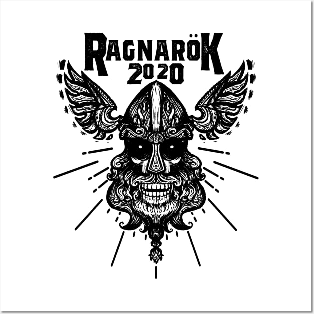 Ragnarok 2020 Wall Art by Jack Calvin Wolfe Illustrations